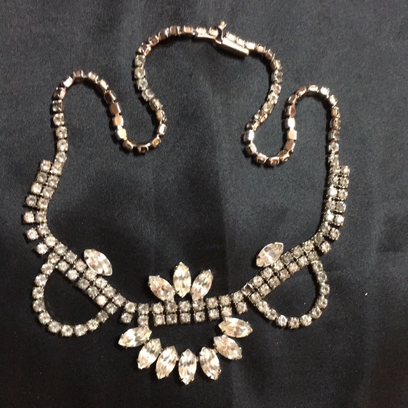 Vintage Rhinestone Choker - Picture 3 of 4